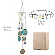 Load image into Gallery viewer, Abstract Multicolor Evil Eyes Wind Chimes - Wind Chime