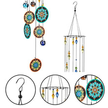 Load image into Gallery viewer, Abstract Multicolor Evil Eyes Wind Chimes - Wind Chime