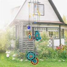 Load image into Gallery viewer, Abstract Multicolor Evil Eyes Wind Chimes - Wind Chime