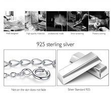 Load image into Gallery viewer, Blue and White Stones Evil Eye with Holy Cross Silver Bracelet - Bracelet