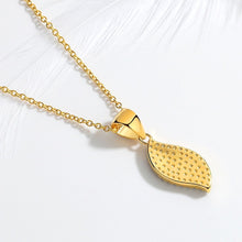 Load image into Gallery viewer, Blue and White Stones Eye-Shaped Evil Eye Silver Necklaces - NecklaceSilver