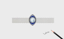 Load image into Gallery viewer, Blue Enamel and Transparent Stone Evil Eye Silver Charm Bead - Charm Bead