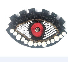 Load image into Gallery viewer, Blue Evil Eye DIY Sew-On Patch - AccessoriesPink