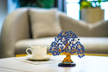 Load image into Gallery viewer, Blue Evil Eye Tree of Life Desktop Ornament - Ornament