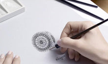 Load image into Gallery viewer, Blue Stone Evil Eye Silver Charm Bead - Charm Bead