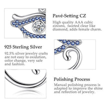 Load image into Gallery viewer, Blue Stone Eye of Horus Silver Pendant and Necklace - NecklaceWith 20" Chain