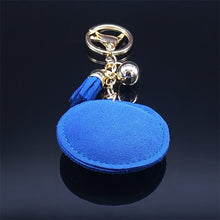 Load image into Gallery viewer, Blue Stone Studded Tree of Life Keychain - Keychain