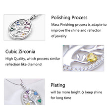 Load image into Gallery viewer, Colorful Tree of Life Silver Pendant and Necklace - NecklaceOnly Pendant