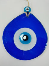 Load image into Gallery viewer, Dark Blue Evil Eye Wall Hangings - Wall HangingWaterdrop Shape