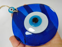 Load image into Gallery viewer, Dark Blue Evil Eye Wall Hangings - Wall HangingWaterdrop Shape