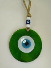 Load image into Gallery viewer, Dark Green Evil Eye Wall Hanging - Wall Hanging
