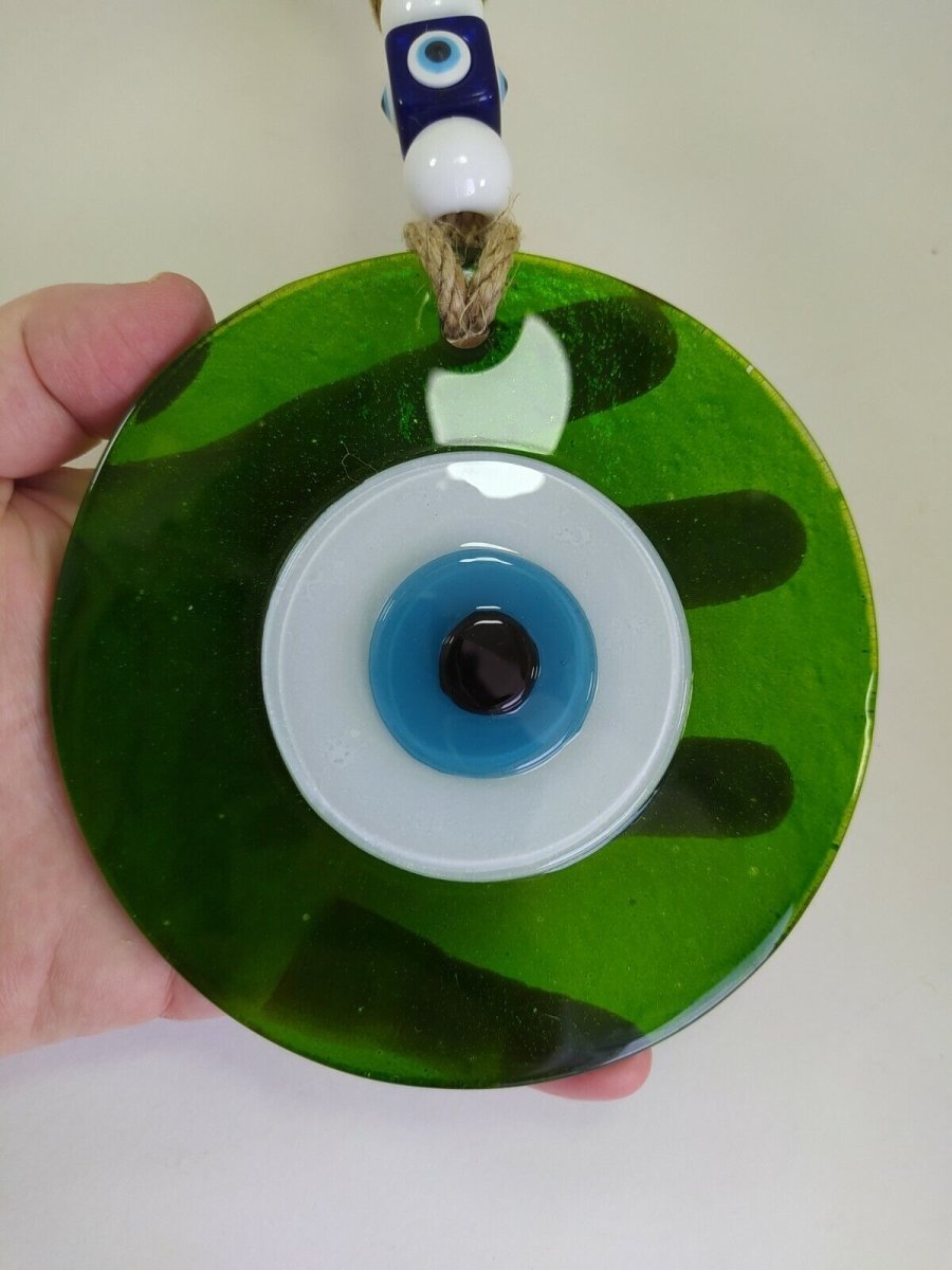 Dark Green Evil Eye Wall Hanging