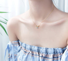 Load image into Gallery viewer, Delicate Beaded Evil Eye Silver Necklaces - NecklaceSilver