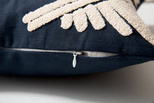 Load image into Gallery viewer, Embroidered Evil Eye Cushion Covers - Black and Pink - Cushion CoverBlack