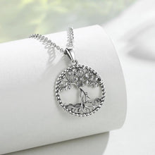 Load image into Gallery viewer, Engraved Silver Tree of Life Pendant and Necklace - NecklaceOnly Pendant