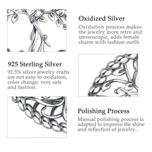 Load image into Gallery viewer, Engraved Silver Tree of Life Pendant and Necklace - NecklaceOnly Pendant