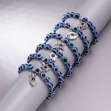 Load image into Gallery viewer, Evil Eye and Hamsa Hand Beaded Bracelets (8 Designs) - BraceletEvil Eyes and Hamsa Hands with Hamsa Hand Charm