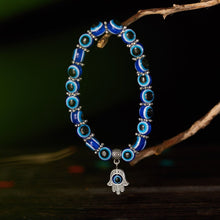 Load image into Gallery viewer, Evil Eye and Hamsa Hand Beaded Bracelets (8 Designs) - BraceletEvil Eyes and Hamsa Hands with Hamsa Hand Charm