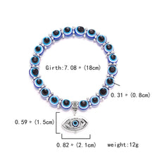 Load image into Gallery viewer, Evil Eye and Hamsa Hand Beaded Bracelets (8 Designs) - BraceletEvil Eyes and Hamsa Hands with Hamsa Hand Charm