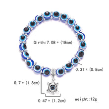 Load image into Gallery viewer, Evil Eye and Hamsa Hand Beaded Bracelets (8 Designs) - BraceletEvil Eyes and Hamsa Hands with Hamsa Hand Charm
