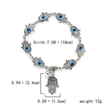 Load image into Gallery viewer, Evil Eye and Hamsa Hand Beaded Bracelets (8 Designs) - BraceletHamsa Hands with Hamsa Hand Charm