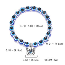 Load image into Gallery viewer, Evil Eye and Hamsa Hand Beaded Bracelets (8 Designs) - BraceletEvil Eyes and Hamsa Hands with Hamsa Hand Charm