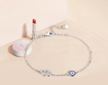 Load image into Gallery viewer, Evil Eye and Hamsa Hand Silver Bracelet - BraceletSilver