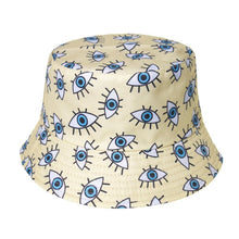 Load image into Gallery viewer, Evil Eye Bucket Hats - AccessoriesYellow