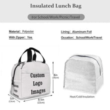 Load image into Gallery viewer, Evil Eye Lunch Bag (Insulated with Exterior Pocket) - AccessoriesGreen