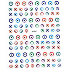 Load image into Gallery viewer, Evil Eye Nails - Evil Eye Nail Art Design Stickers - AccessoriesWG842