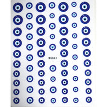 Load image into Gallery viewer, Evil Eye Nails - Evil Eye Nail Art Design Stickers - AccessoriesWG841