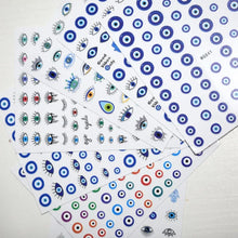 Load image into Gallery viewer, Evil Eye Nails - Evil Eye Nail Art Design Stickers - AccessoriesWG841