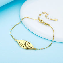 Load image into Gallery viewer, Back image of an Evil Eye necklace in the color gold in a beautiful and delicate, blue and white stone-studded eye-shaped Evil Eye