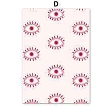 Load image into Gallery viewer, Evil Eye Posters - Series 1 - Home DecorPink Evil Eyes5.1β x 7.1β