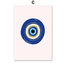 Load image into Gallery viewer, Evil Eye Posters - Series 1 - Home DecorClassic Blue Evil Eye5.1β x 7.1β