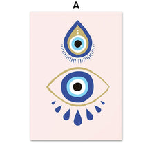 Load image into Gallery viewer, Evil Eye Posters - Series 1 - Home DecorEvil Eyes Dream Catcher5.1β x 7.1β