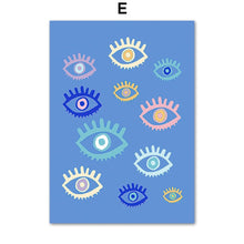 Load image into Gallery viewer, Evil Eye Posters - Series 2 - Home DecorEvil Eyes in Different Colours5.1β x 7.1β