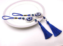 Load image into Gallery viewer, Evil Eye Protection Car Hanging with Tassles - Car HangingHeart