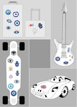 Load image into Gallery viewer, Evil Eye Protection Stickers - 50 pcs - Sticker