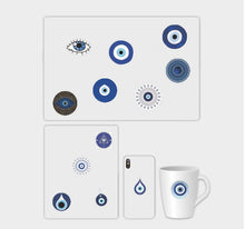 Load image into Gallery viewer, Evil Eye Protection Stickers - 50 pcs - Sticker