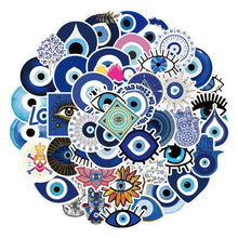 Load image into Gallery viewer, Evil Eye Protection Stickers - 50 pcs - Sticker