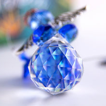 Load image into Gallery viewer, Evil Eye Wall Hanging with Angel Pendulum Design and Suncatcher Crystal - Wall Hanging