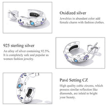 Load image into Gallery viewer, Evil Eye with Moon and Stars Silver Earrings - Earrings