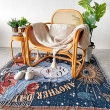 Load image into Gallery viewer, Evil Eye with Tomorrow is Another Day Text Multipurpose Blanket, Wall Hanging and More - Home Decor