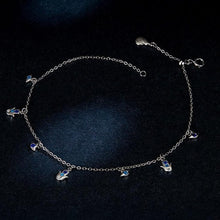 Load image into Gallery viewer, Evil Eyes with Hamsa Hands Silver Anklet - Anklet