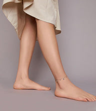 Load image into Gallery viewer, Evil Eyes with Hamsa Hands Silver Anklet - Anklet