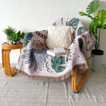 Load image into Gallery viewer, Evil Eyes with Winged Tiger Multipurpose Blanket, Wall Hanging, Sofa Cover, and More - Home Decor