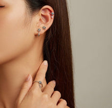 Load image into Gallery viewer, Eye of Horus Evil Eye Earrings - EarringsStar with Multiple Blue Stones