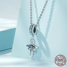 Load image into Gallery viewer, Eye of Horus with Ankh Symbol Evil Eye Pendant - Pendant