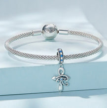 Load image into Gallery viewer, Eye of Horus with Ankh Symbol Evil Eye Pendant - Pendant